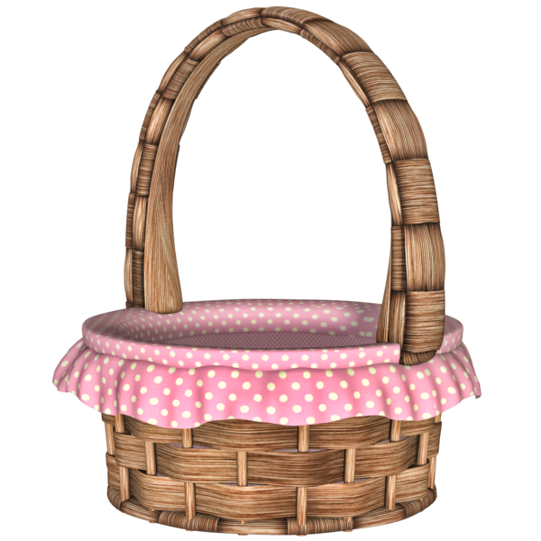 Transparent Basket Wicker Picnic Baskets Home Accessories for Easter