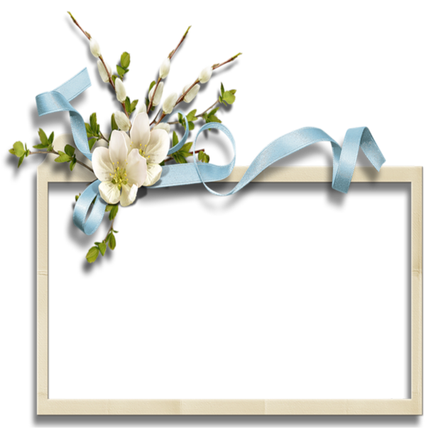 Transparent Floral Design Picture Frames Flower Flower Arranging for Easter
