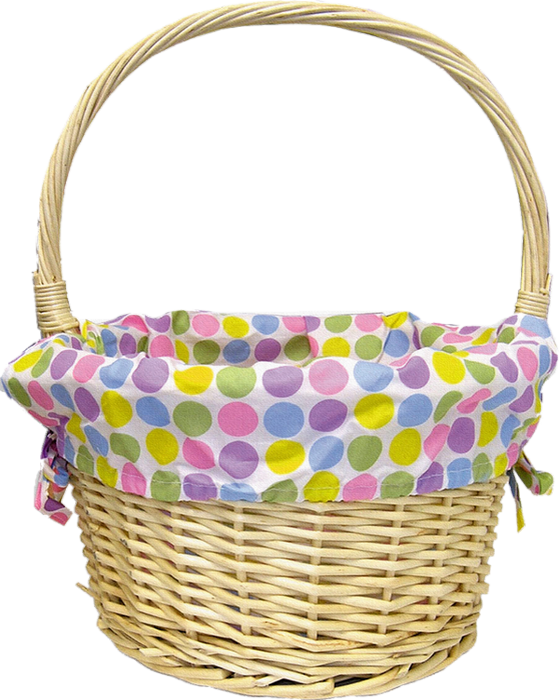 Transparent Basket Wicker Picnic Baskets Purple for Easter