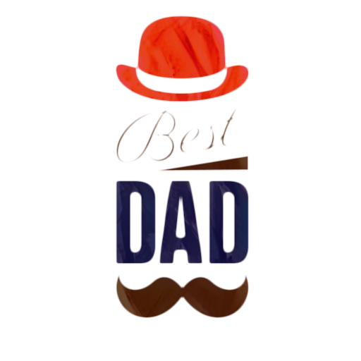 Transparent Father Fathers Day Logo Moustache for Fathers Day