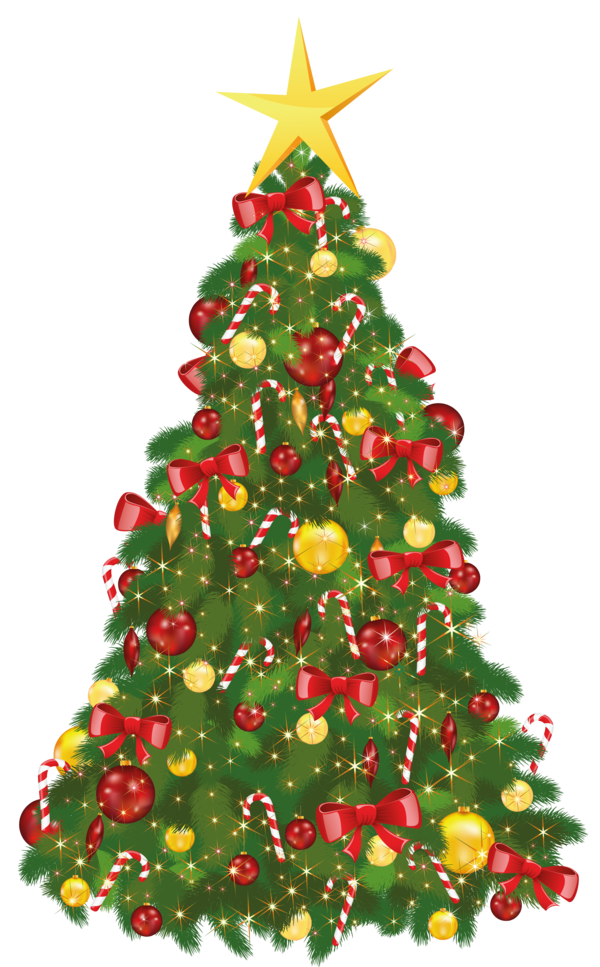 Transparent Santa Claus Christmas Tree Christmas Fir Evergreen for Christmas