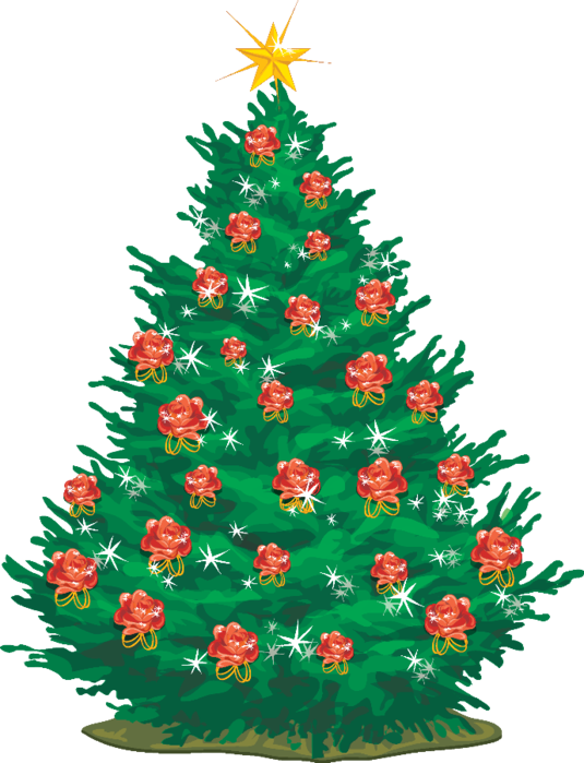 Transparent Christmas Animation Christmas Tree Fir Evergreen for Christmas