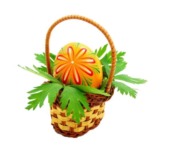 Transparent Karelian Birch Basket Easter Flower Food for Easter