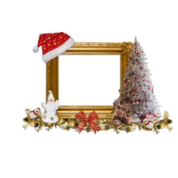Transparent Santa Claus Christmas Day Picture Frames Christmas Decoration Picture Frame for Christmas