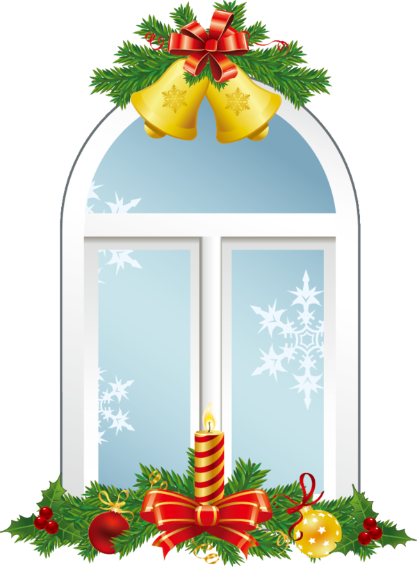 Transparent Window Christmas Ornament Christmas Day Christmas Decoration for Christmas