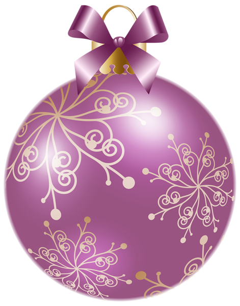 Transparent Clip Art Christmas Christmas Ornament Christmas Day Purple for Christmas