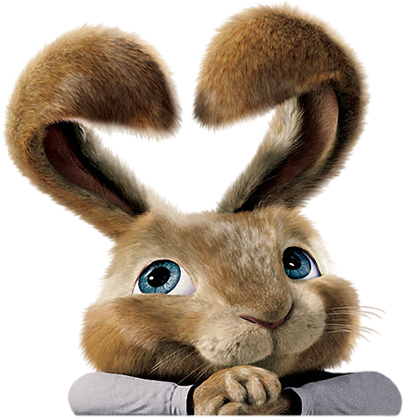 Transparent Film Film Poster Television Fur Hare for Easter