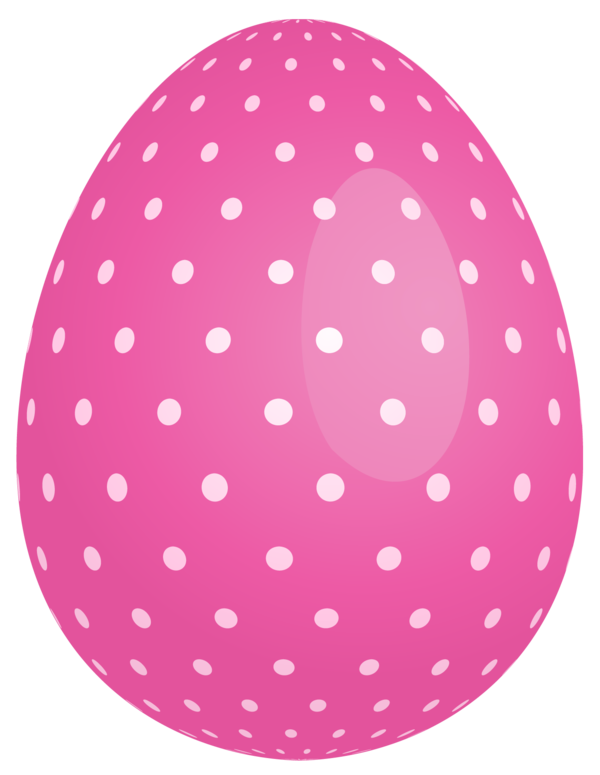 Transparent Polka Dot Circle Pink M Pink for Easter
