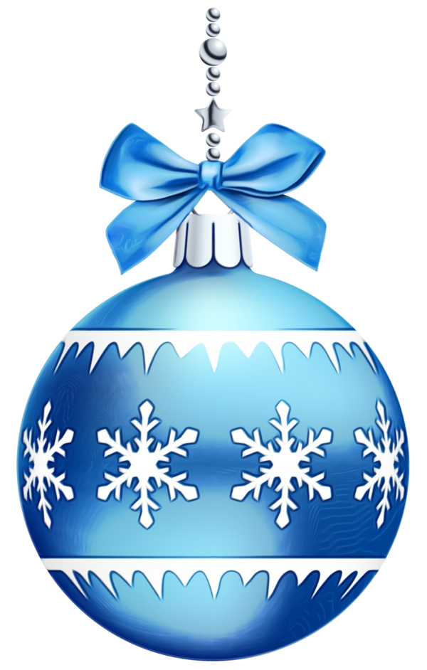 Transparent Christmas Day Christmas Ornament Blue Christmas Blue for Christmas