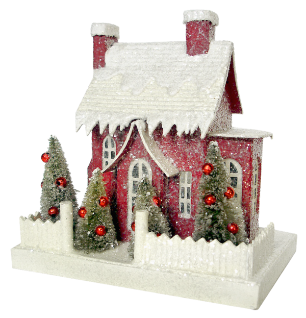 Transparent Gingerbread House Christmas Day Christmas Village Christmas Ornament for Christmas