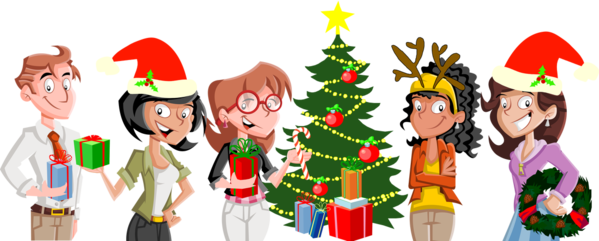 Transparent Christmas Tree Christmas Ornament Tradition Christmas Cartoon for Christmas