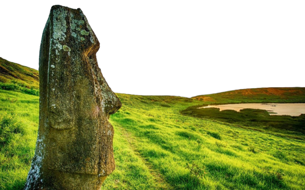 Transparent Moai Rapa Iti Lofoten Natural Landscape Nature for Easter