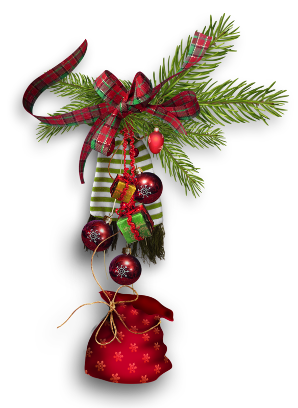Transparent Christmas Christmas Ornament Santa Claus Pine Family for Christmas