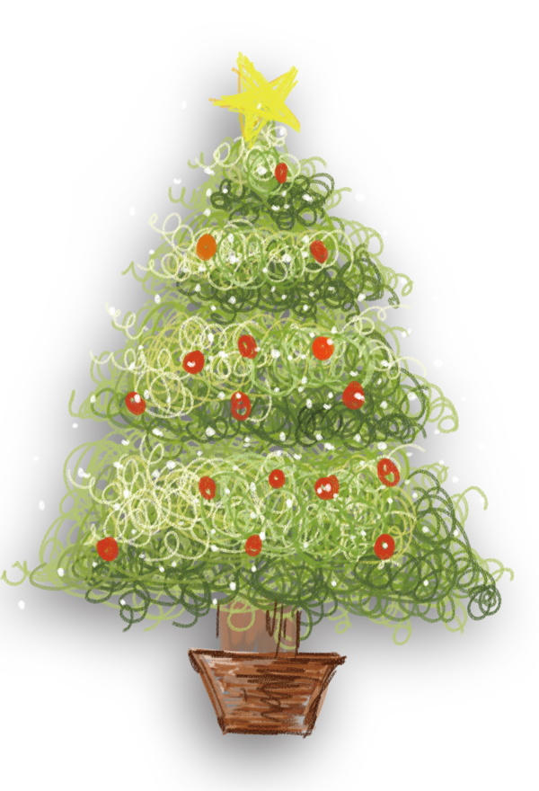 Transparent Christmas Tree Christmas Christmas Ornament Evergreen Fir for Christmas