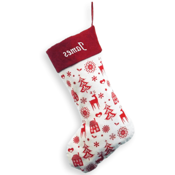 Transparent Christmas Stockings Santa Claus Christmas Decoration Sock for Christmas