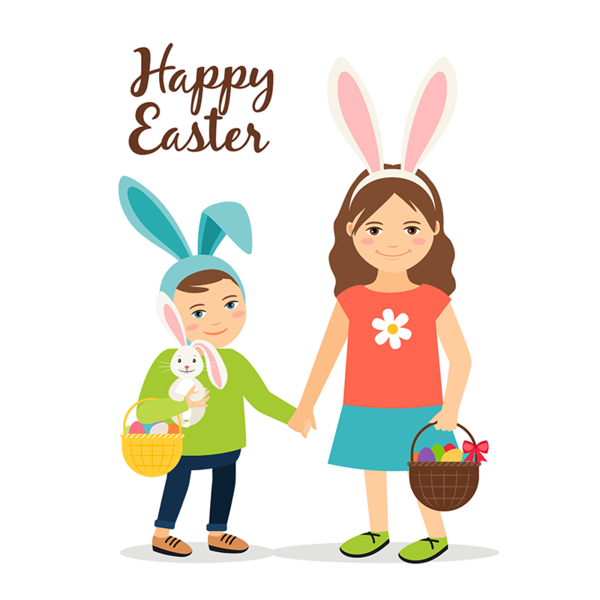 Transparent Easter Rabbit Fotosearch Cartoon Happy for Easter