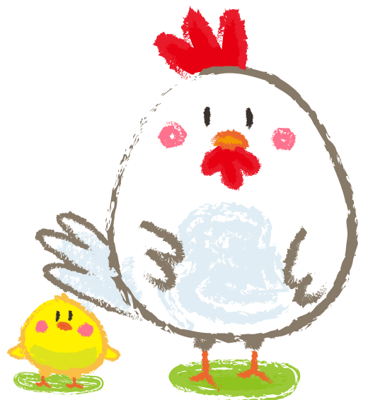 Transparent Chicken Drawing Chinese New Year Easter Egg for Easter