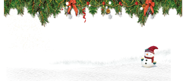 Transparent Christmas Tree Santa Claus Snowman Fir Evergreen for Christmas
