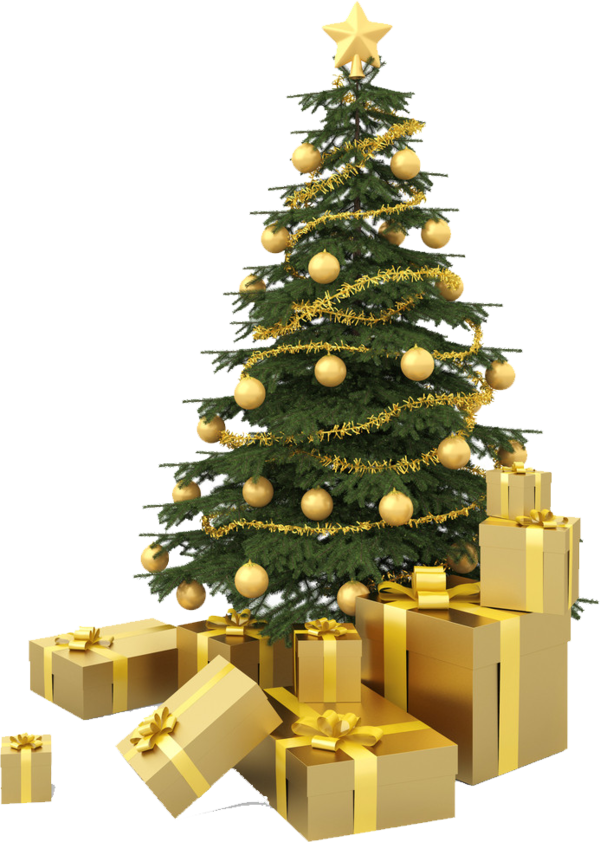 Transparent Santa Claus Christmas Tree Christmas Fir Evergreen for Christmas