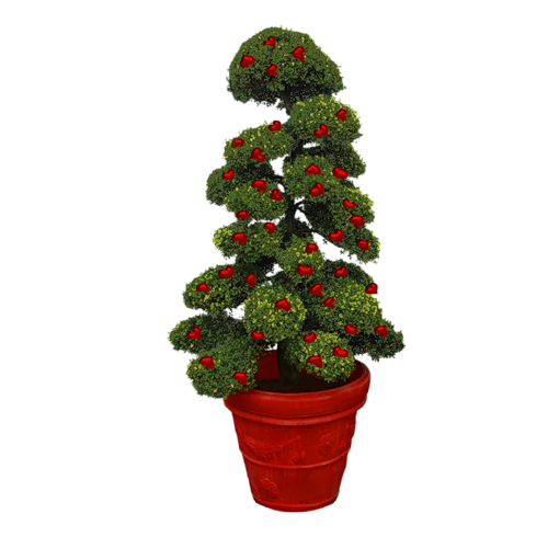 Transparent Christmas Tree Christmas Ornament Flower Evergreen Fir for Christmas
