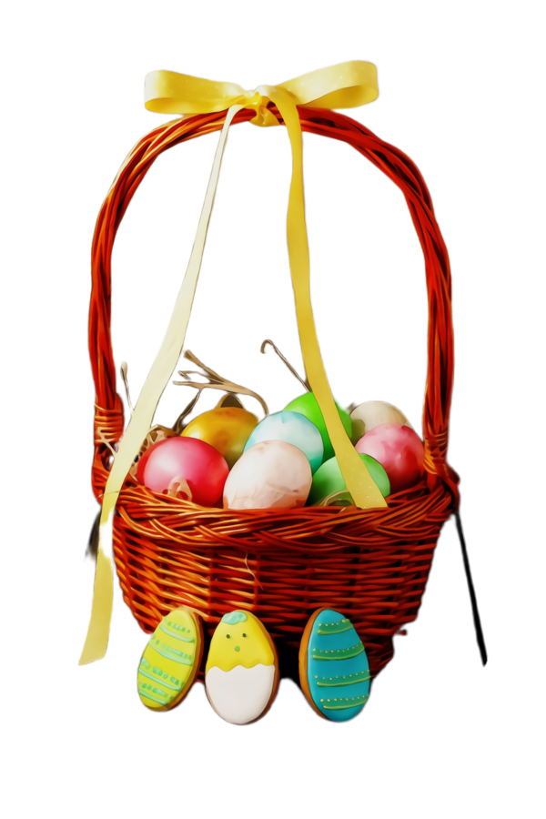 Transparent Basket Hamper Gift Basket for Easter