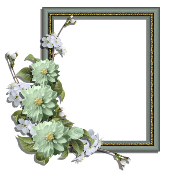 Transparent Picture Frames Fillet Easter Flower Picture Frame for Easter