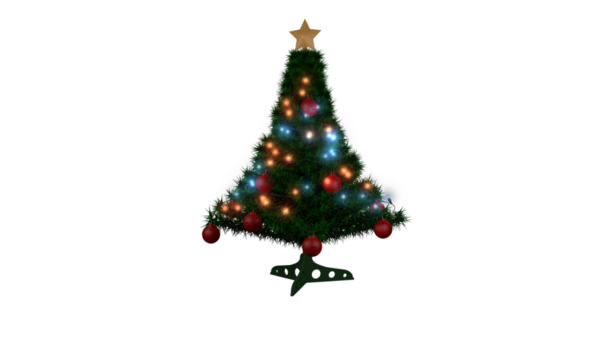 Transparent Christmas Tree Christmas Ornament Spruce Christmas Decoration for Christmas