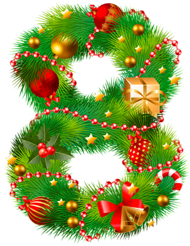 Transparent Alphabet Christmas Christmas Tree Evergreen Pine Family for Christmas