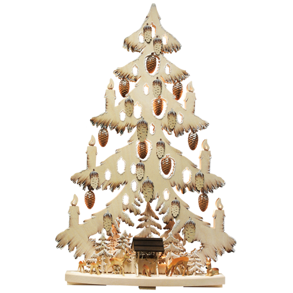 Transparent Christmas Tree Christmas Ornament Wood Christmas Decoration for Christmas