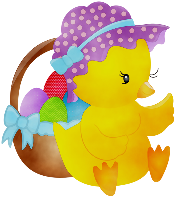 Transparent Chicken Cuteness Drawing Cartoon Baby Toys for Easter