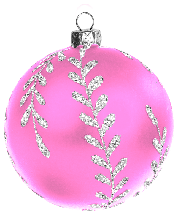 Transparent Christmas Ornament Christmas Ornament Pink for Christmas
