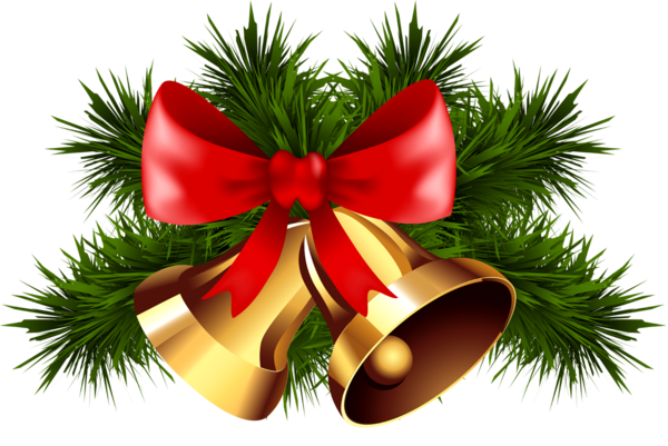 Transparent Christmas Jingle Bell Bell Fir Pine Family for Christmas