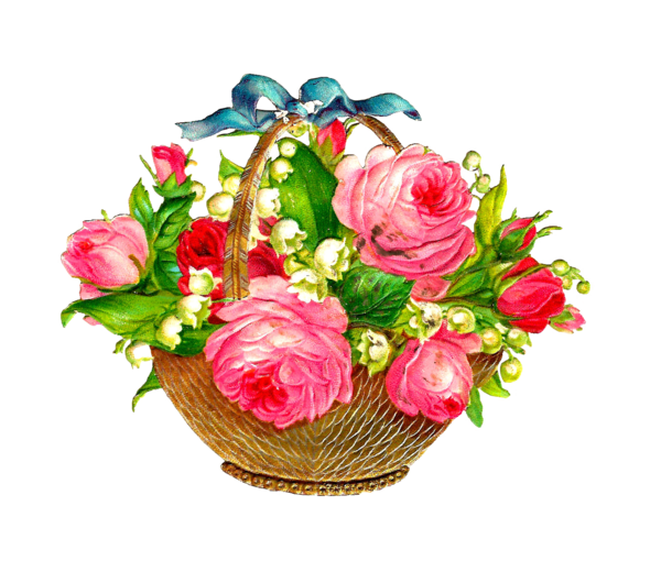 Transparent Flower Flower Bouquet Easter Pink Plant for Easter