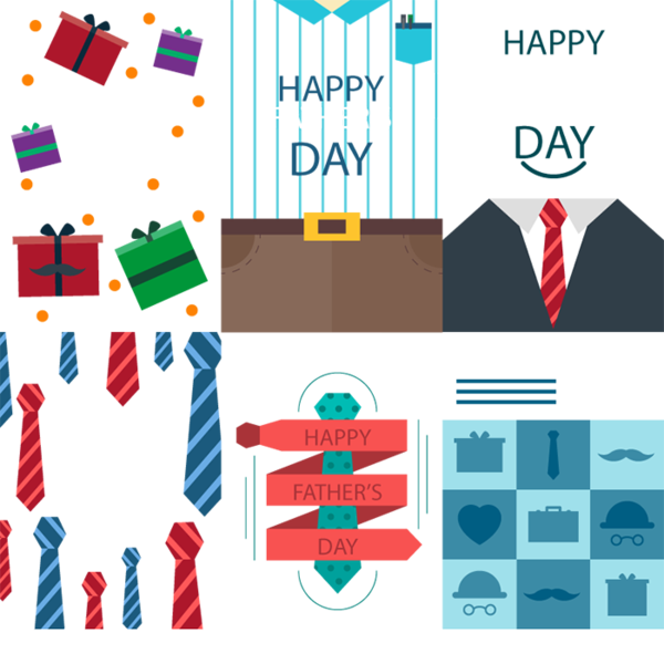 Transparent Fathers Day Father Greeting Card Text Logo for Fathers Day