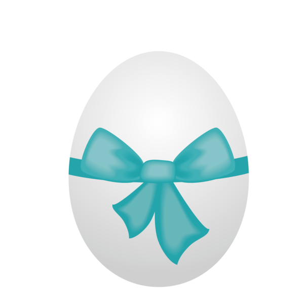 Transparent Egg Chicken Eggshell Aqua Turquoise for Easter