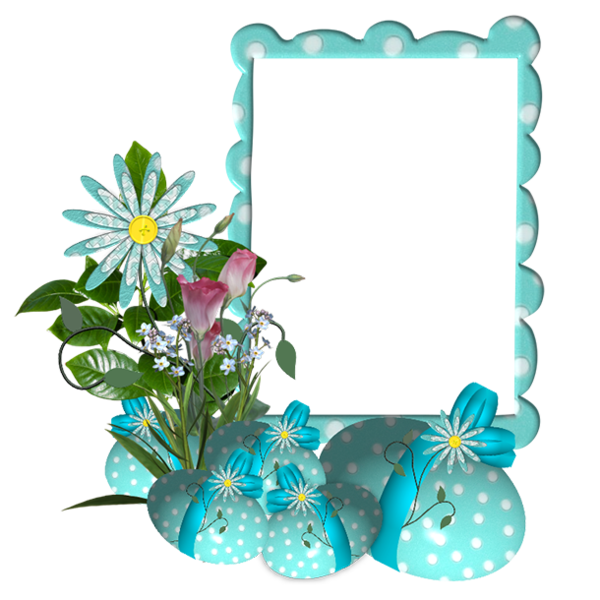 Transparent Picture Frames Marco Decorativo Painting Turquoise Teal for Easter