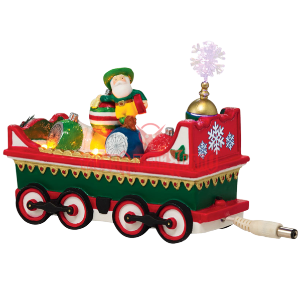 Transparent Christmas Ornament Car Train Toy for Christmas