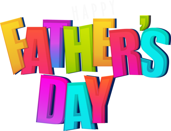 Transparent Poster Fathers Day Logo Text for Fathers Day