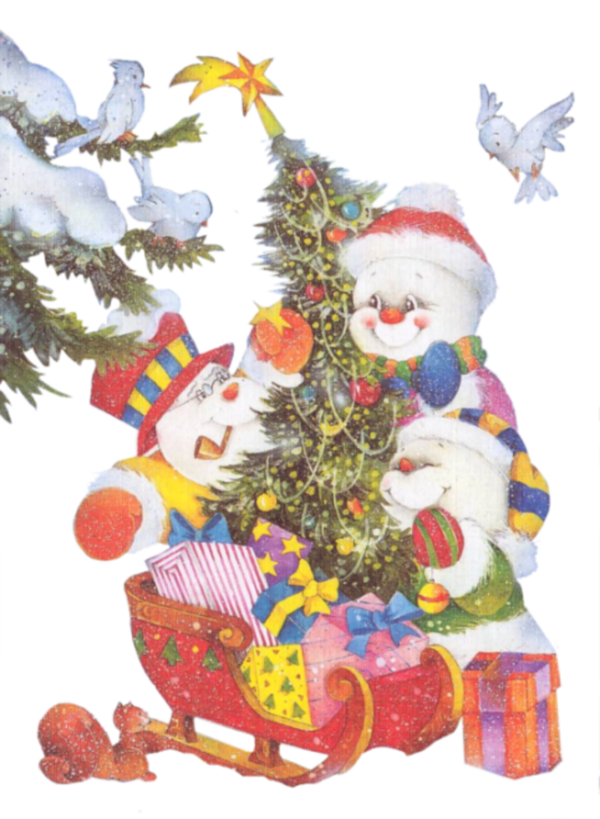 Transparent Christmas Tree Santa Claus Christmas Ornament Christmas Christmas Decoration for Christmas