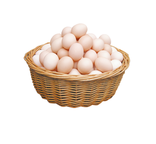 Transparent Egg Basket Food for Easter