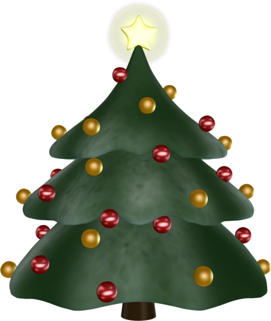 Transparent Christmas Tree Fir Christmas Evergreen for Christmas