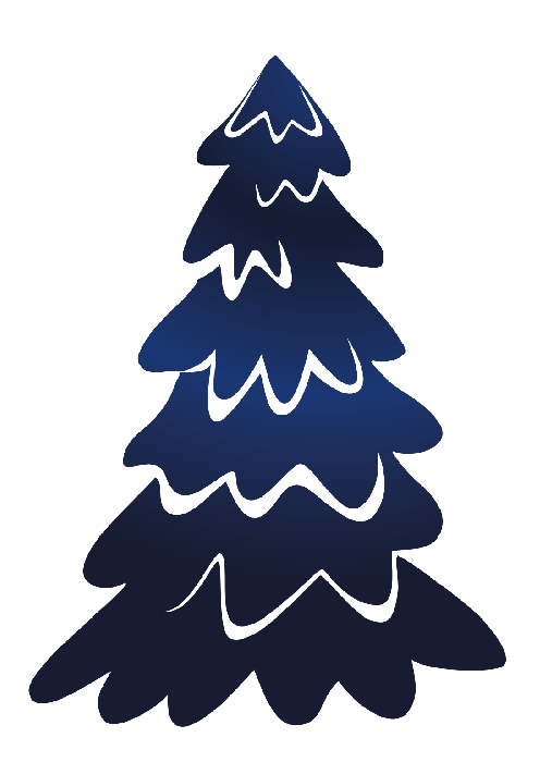 Transparent Christmas Brush Christmas Tree Fir Pine Family for Christmas