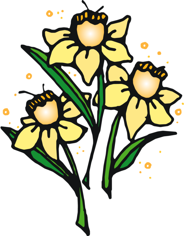 Transparent Floral Design Flower Cut Flowers Pollinator Plant for Easter
