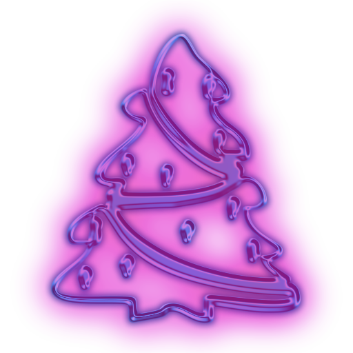 Transparent Christmas Tree Christmas Christmas Lights Pink Purple for Christmas