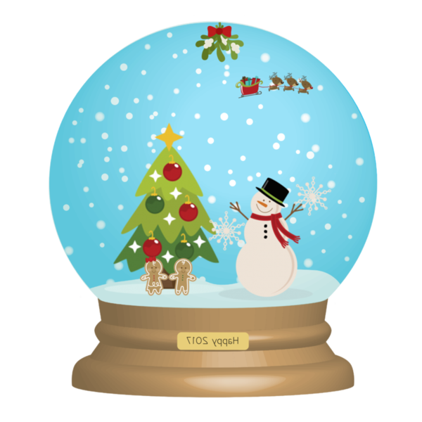 Transparent Snow Snow Globes Christmas Ornament Christmas Decoration for Christmas