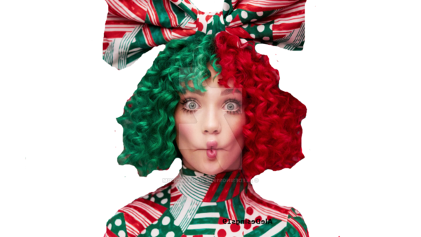Transparent Sia Everyday Is Christmas Candy Cane Lane Christmas Hair Coloring for Christmas
