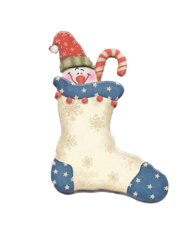 Transparent Boot Christmas Stocking Cartoon Christmas Ornament for Christmas