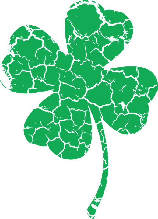 Transparent Shamrock Saint Patricks Day Fourleaf Clover Green Leaf for St Patricks Day