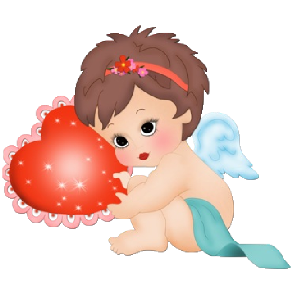 Transparent Infant Child Cuteness Angel Figurine for Valentines Day