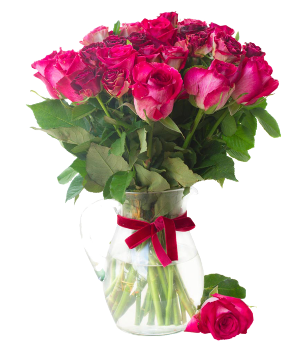 Transparent Rose Flower Flower Bouquet Garden Roses Petal for Valentines Day